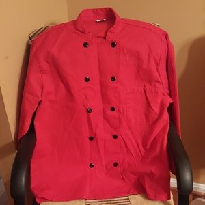 Chef's coat button down front